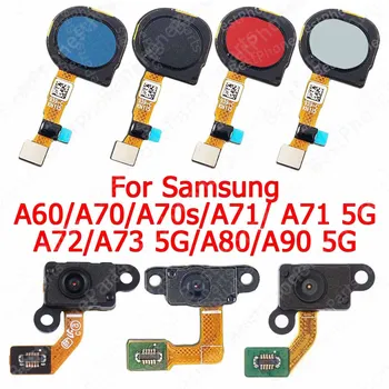 Сензор за пръстови отпечатъци Flex кабел пръстов печат скенер за Samsung Galaxy A60 A70 A70s A71 A72 A73 A80 A90 5G замяна на ключ за връщане