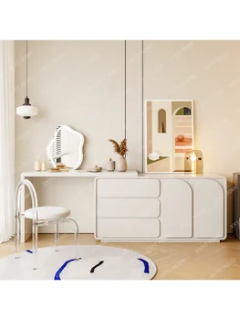 Скрин спалня ъгъл шкаф за съхранение интегрирана бяла масивна дървесина напреднали грим маса тоалетка muebles de dormitorio