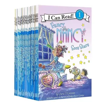 Случайни 15 книги, които мога да чета Fancy Нанси Манга Книжни комплекти на английски език Учене Четене Книжки с картинки за деца Образователни брошури