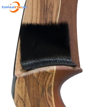 Стрелба с лък Arrow Rest Fur Adhesive Stick Silent Plate за традиционен Recurve Bow Открит спорт Ловни аксесоари