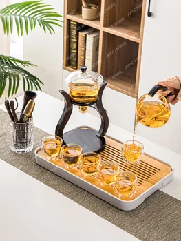 Стъклен полуавтоматичен напълно автоматичен костюм за чай Home Office Kung Fu чаша за чай