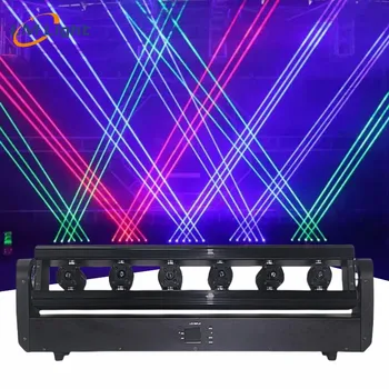 сценично осветително оборудване професионална фабрика производител пълноцветен цена 6 очи rgb лазерни светлини за нощен клуб DJ дискотека