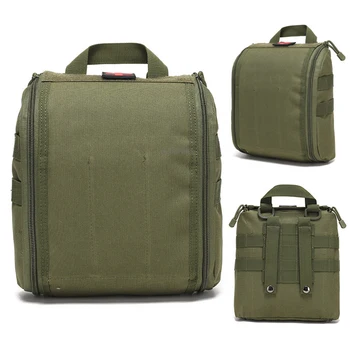 Тактическа медицинска чанта Военна спортна спортна мултифункционална торбичка Туризъм Къмпинг Катерене Колоездене Molle Portable EDC Pack