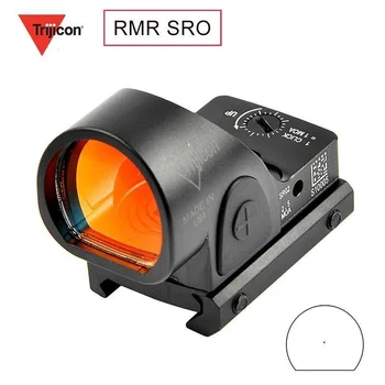 Тактически SRO Red Dot Sight Collimator Rifle Reflex Sight Scope fit 20mm Weaver Rail For Hunting Airsoft Wargame