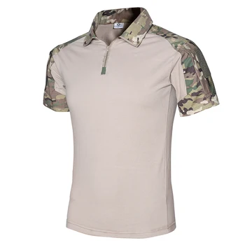 Тактически тениски Мъже Голф риза Бързосъхнещи Army Polos Тенис Лек пуловер Туризъм Къмпинг тениски Спортна долна риза