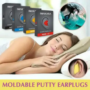 Универсални тапи за уши със силна звукоизолация Спокойствие Предотвратяване на шума и предотвратяване на насекоми Инструменти за сън 2 чифта