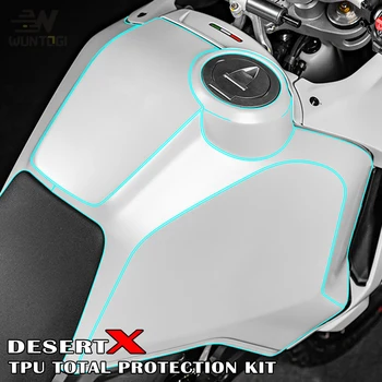 Филм за защита на боята за мотоциклети за Ducati Desert X DESERTX 2023 2024 Стикер за защита на тялото DesertX TPU Комплекти за обща защита