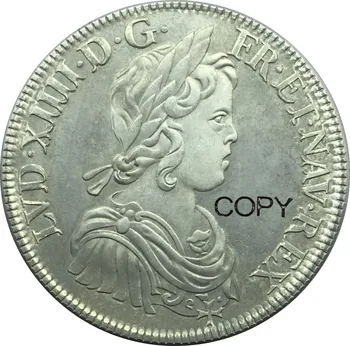Франция Луи XIV 1 ECU 1643 A 90% сребърни копия на монети
