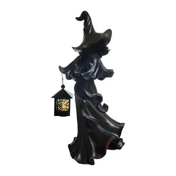 Хелоуин орнамент декоративна лампа с фенер Ghoul скулптура за домашно парти Хелоуин декор