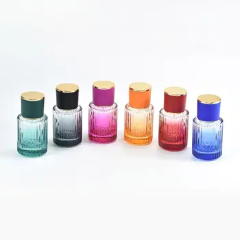 Цветна бутилка за дозиране на парфюми преносимо стъкло 30ML Парфюм празна бутилка Многофункционална многократна употреба Парфюм Под-бутилиране Пътуване